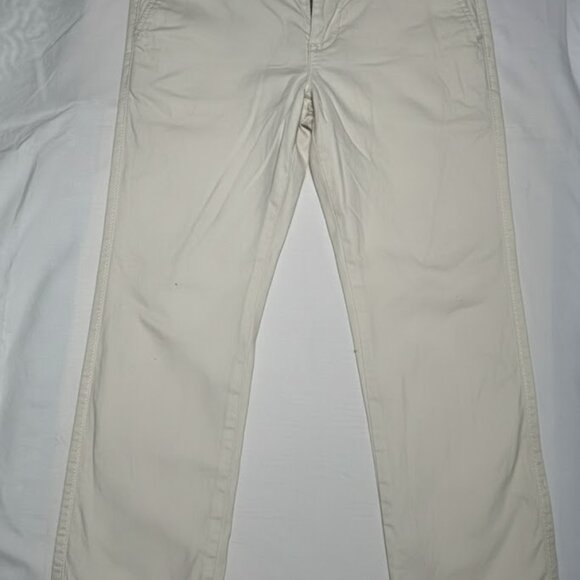 American Eagle Outfitters Straight Fit Light Beige Size 30x30 - Picture 2 of 8